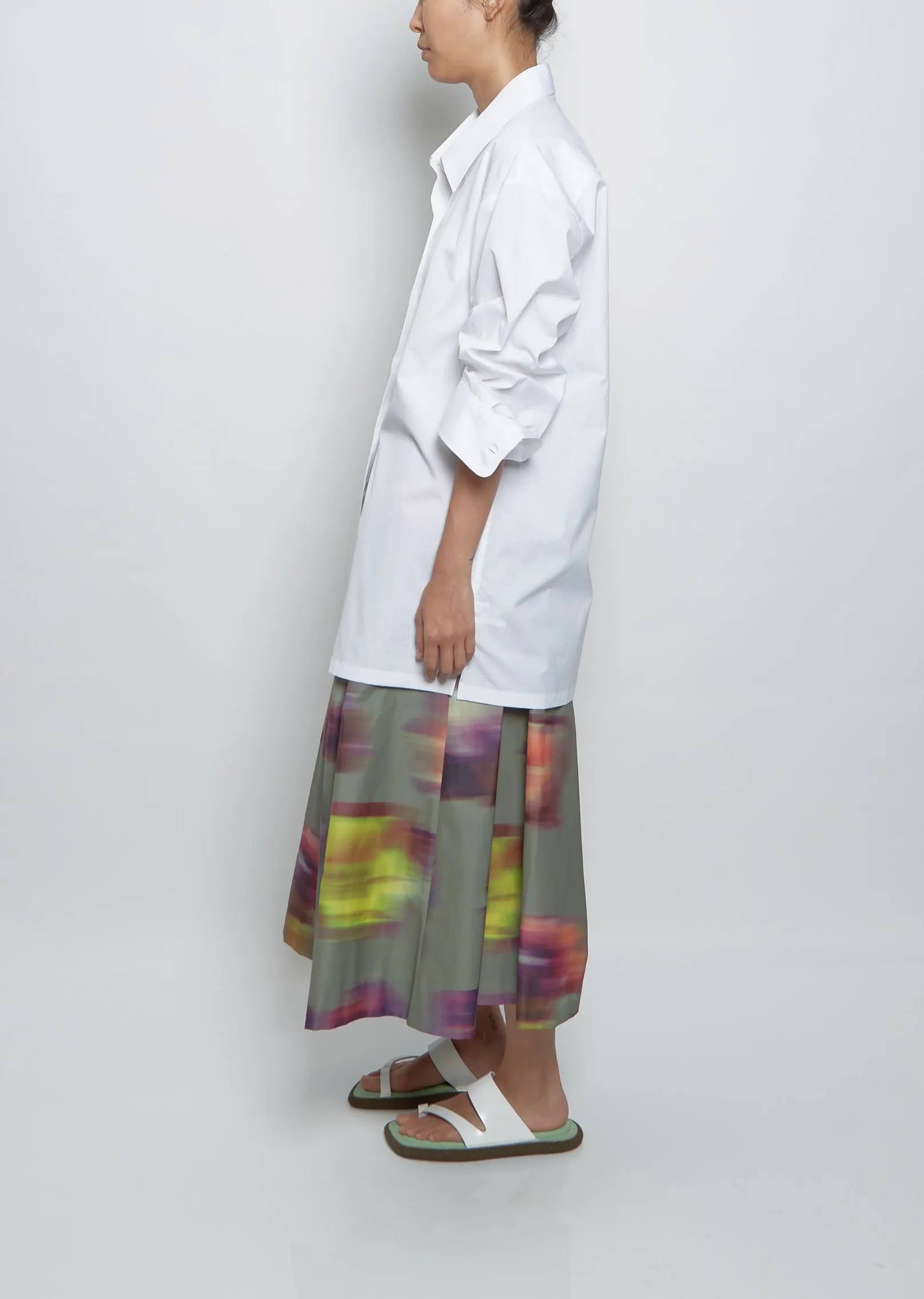 Cross Bis Poplin Shirt