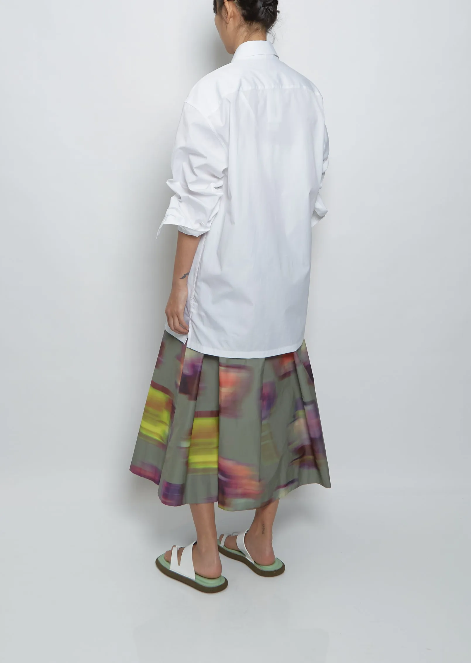 Cross Bis Poplin Shirt