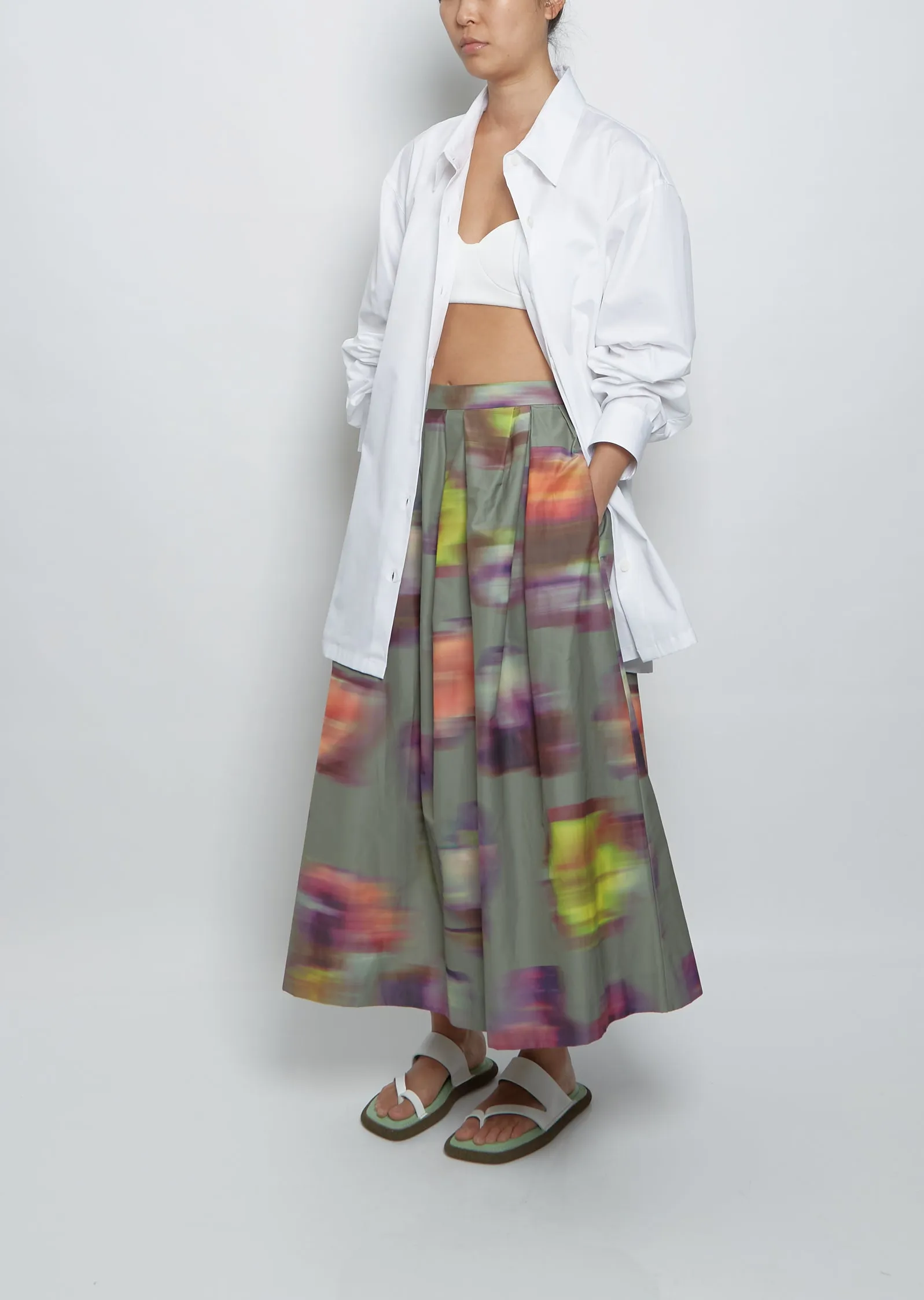Cross Bis Poplin Shirt
