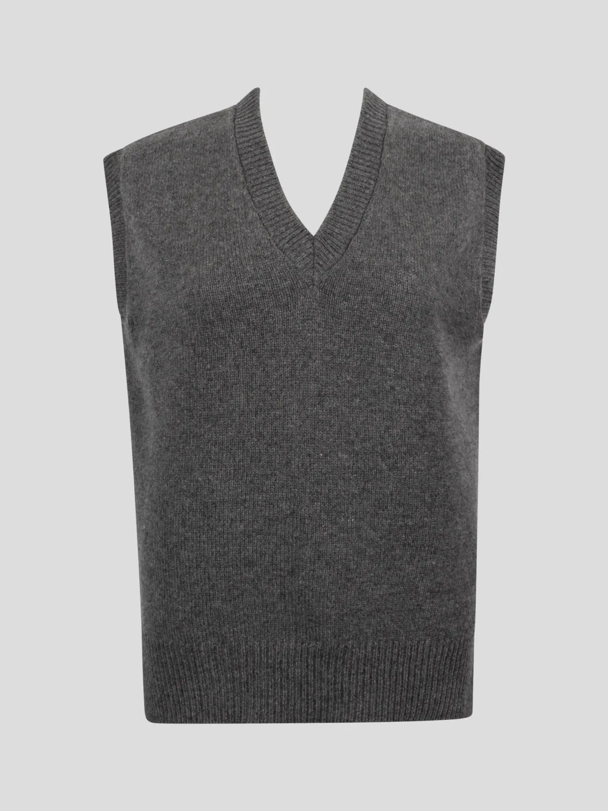Gloria Cashmere V-neck Vest
