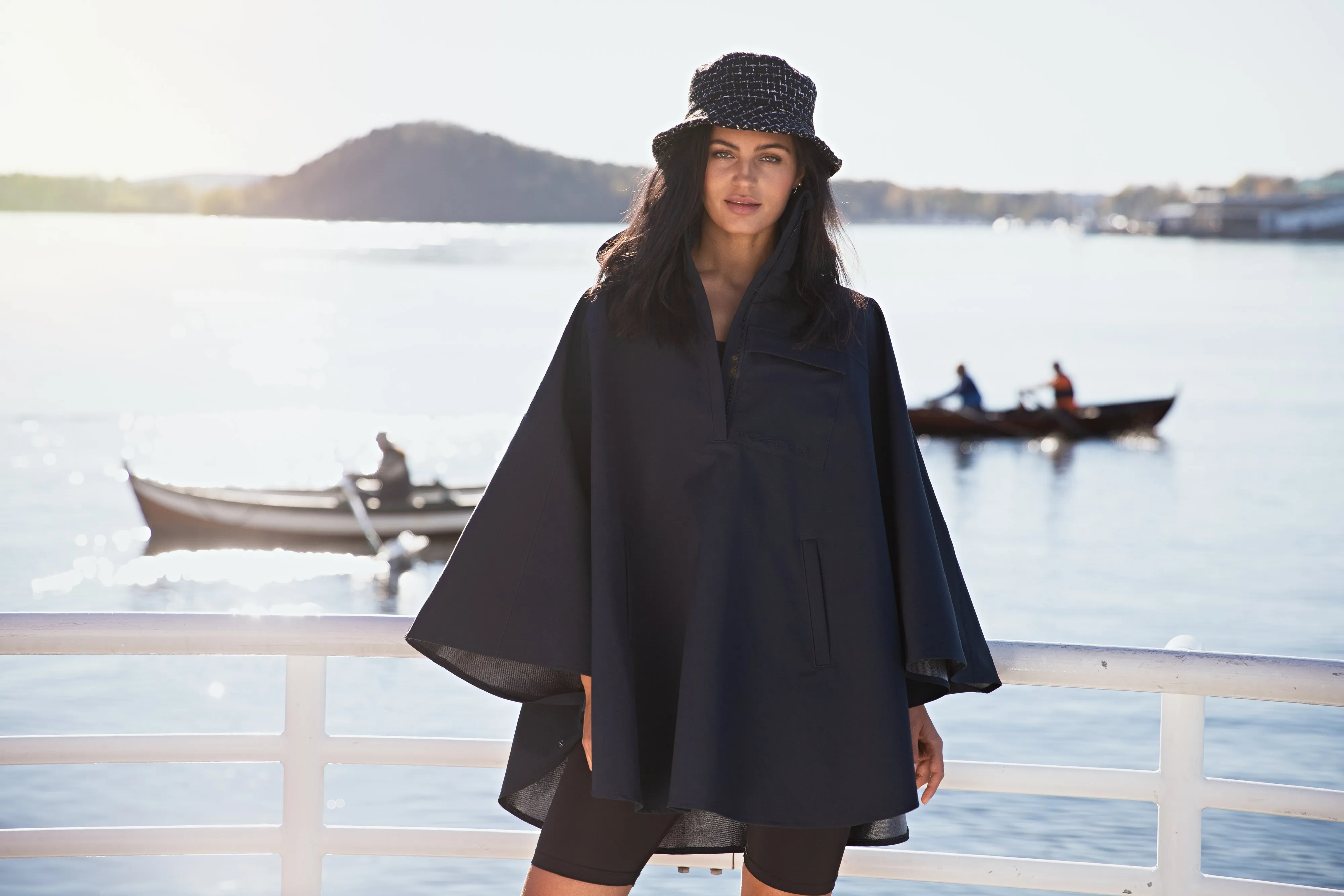 Libra Rain Poncho - Navy