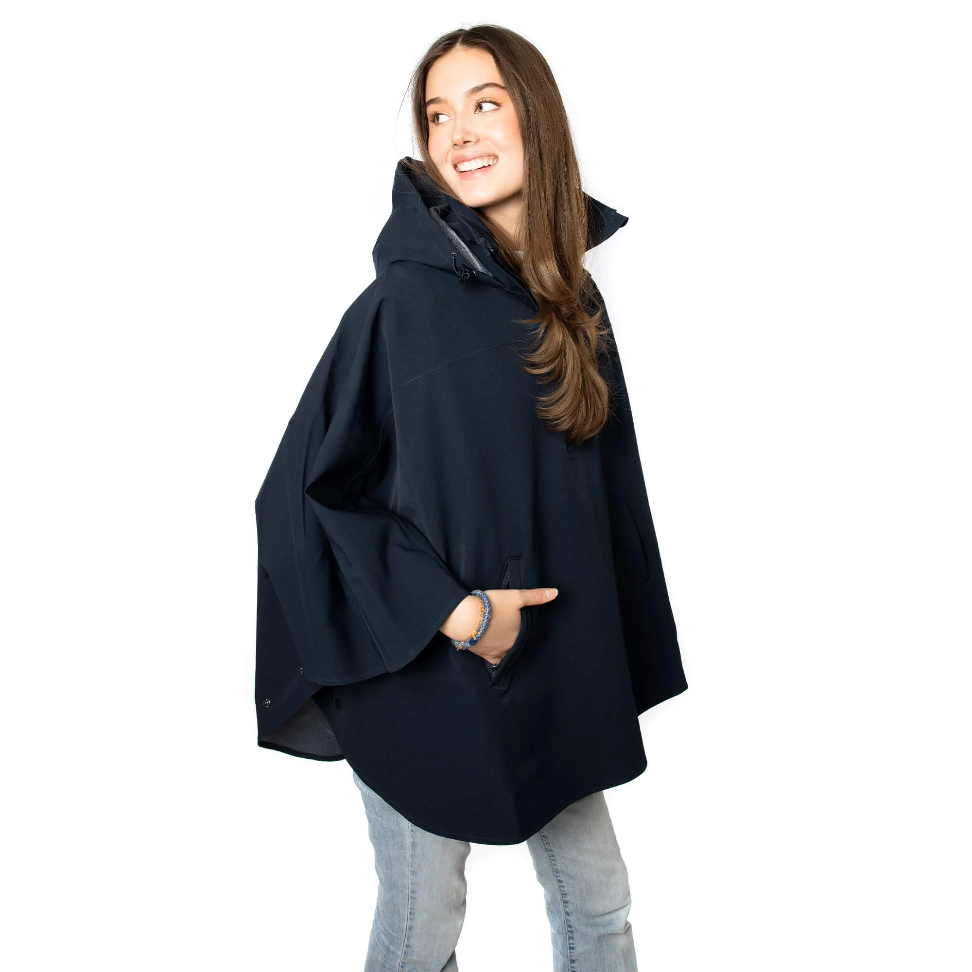 Libra Rain Poncho - Navy