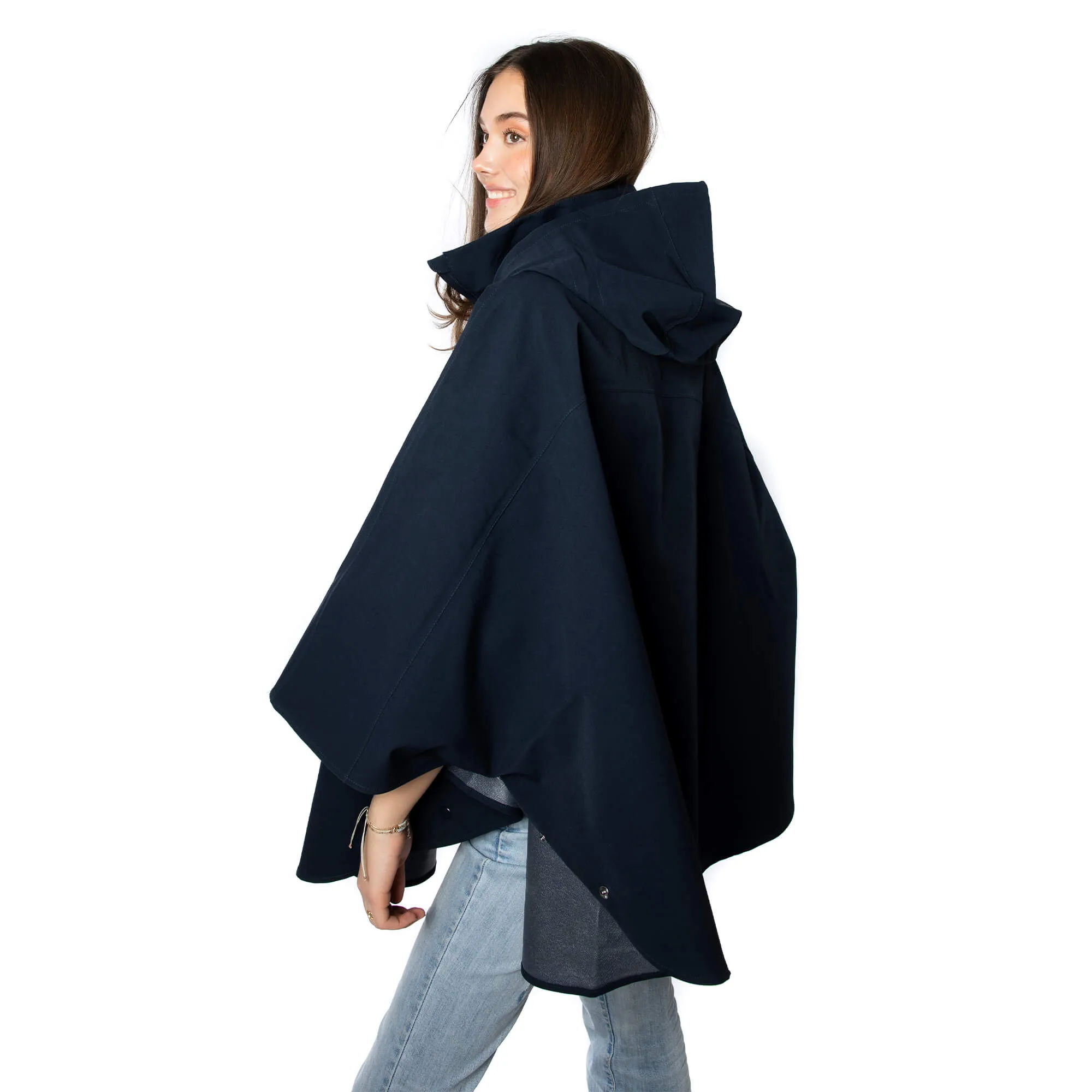 Libra Rain Poncho - Navy