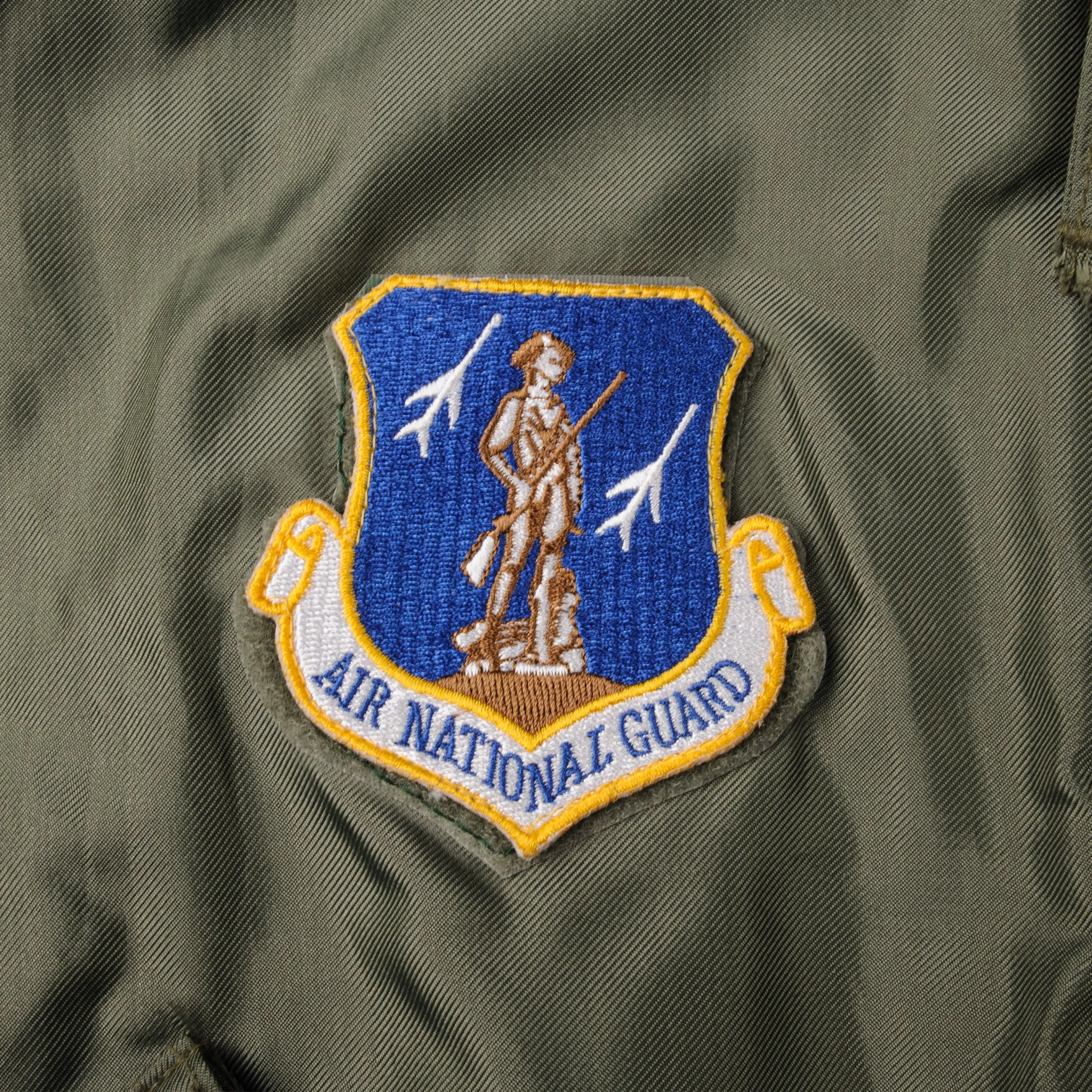 VINTAGE US AIR FORCE CWU 45/P 45P WINTER FLIGHT JACKET 2010 SIZE XL WITH PATCHES